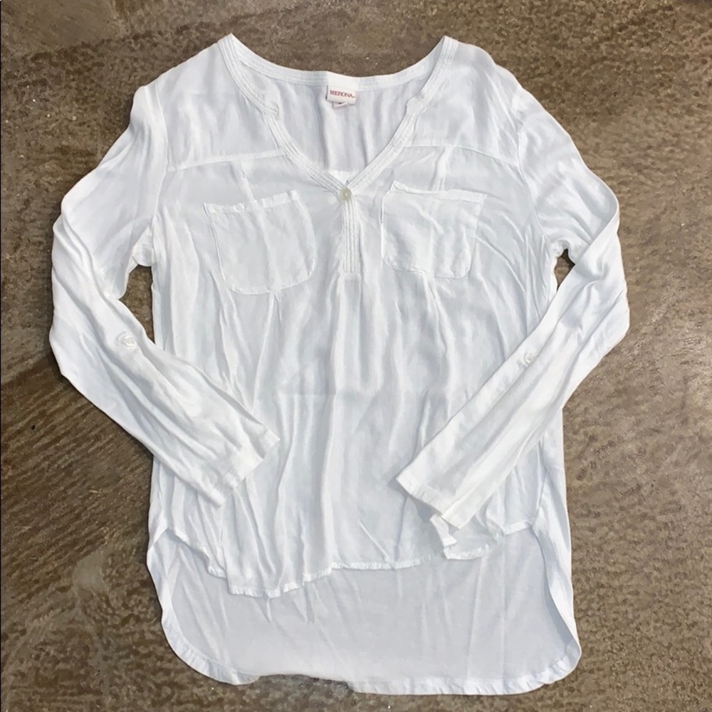White Blouse Merona